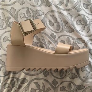 Steve Madden Platform Lake Sandals- Blush